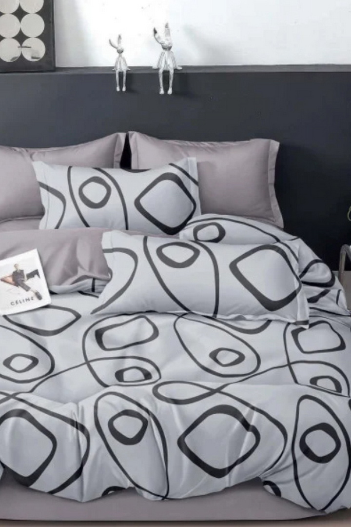 Євро комплект постільної білизни "Viluta"